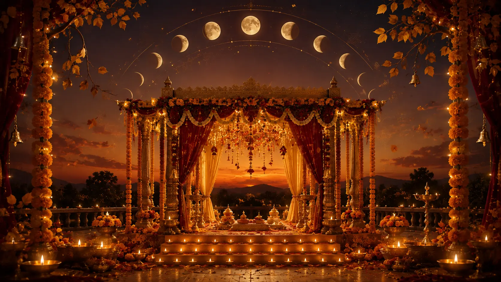 November 2026 Vivah Muhurat calendar showing auspicious Hindu wedding dates